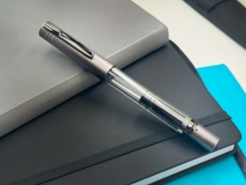 Monteverde USA MP1 Collectible Lock-It Piston Technology Fountain Pen Coal Grey MV32123