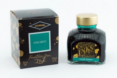 Diamine 80ml Cool Green Fountain pen ink bottle