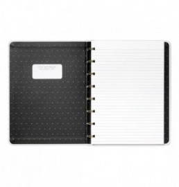 Filofax notebook refillable ruled Moonlight A5 179520