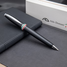 Monteverde USA Aldo Domani Italia Ballpoint Pen, Matte Black, MV59717
