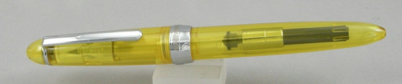 MONTEVERDE USA MONZA ID, EYEDROPPER, FOUNTAIN PEN YELLOW FLEX NIB (CARTRIDGE/CONVERTER/EYEDROPPER FILLING SYSTEM)