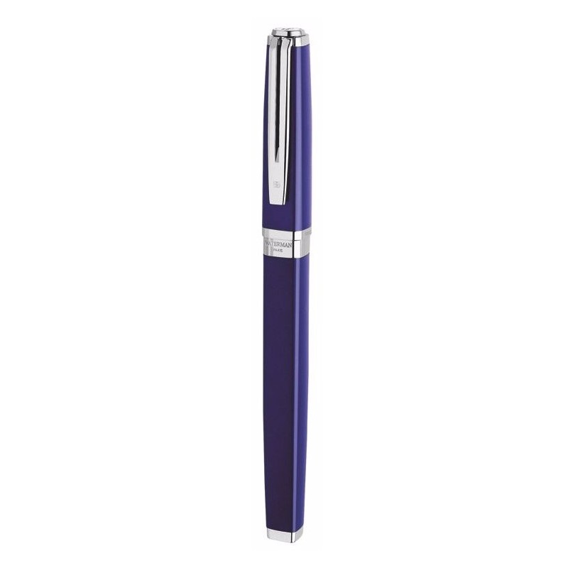 WATERMAN EXCEPTION SLIM BLUE ST FOUNTAIN PEN S0637100