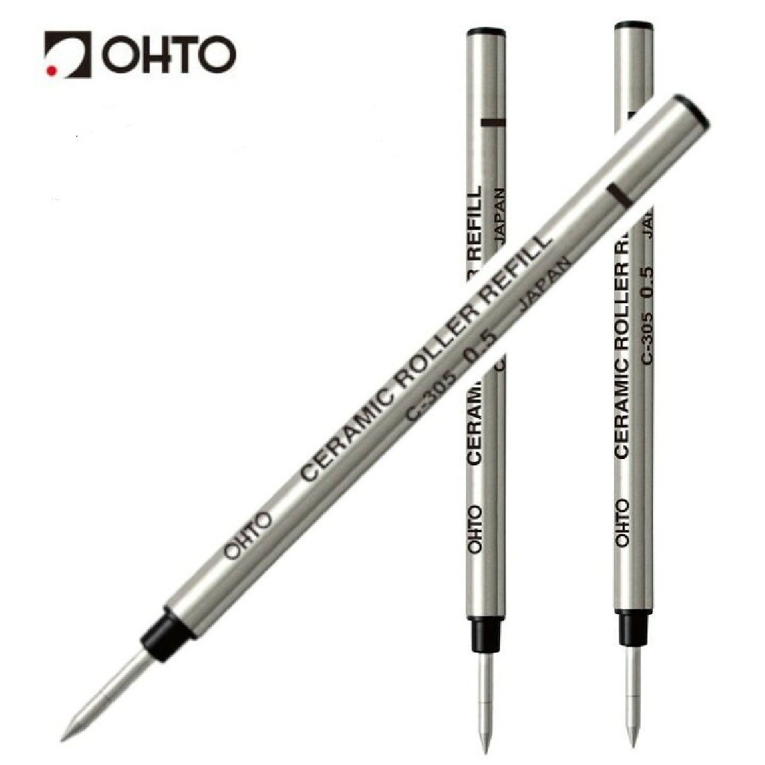 OHTO refill ceramic roller 0,5mm black C-305