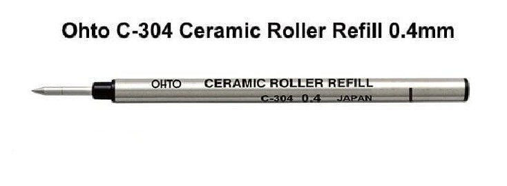 OHTO refill ceramic roller 0,4mm black C-304