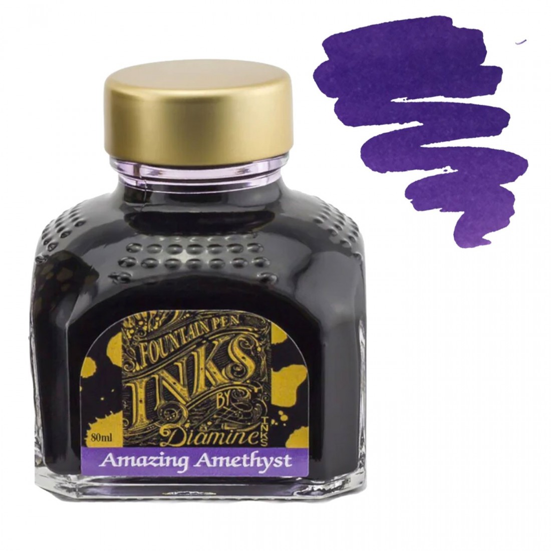 Diamine 80ml Amazing Amethyst Ink Bottle