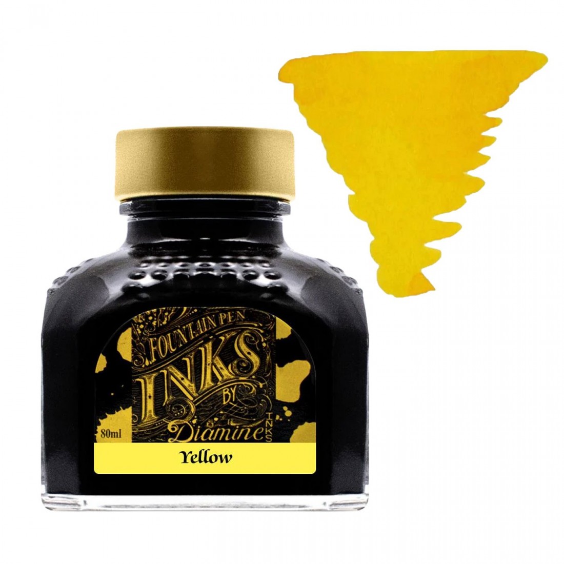 Diamine 80ml Yellow Ink Bottle
