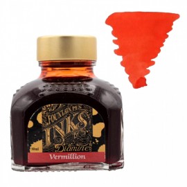 Diamine 80ml Vermillion Ink Bottle