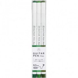 Teranishi Marker/Highlighter Water-based Sign Pen 3-color green  set  GRPT-3GN