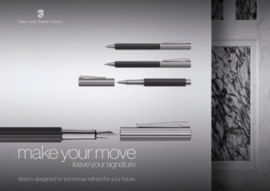 Graf Von Faber Castell Bloom Ebony Fountain Pen GVFC157121