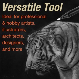 Faber Castell Precision Eraser Pen & Refills, 185610