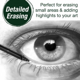 Faber Castell Precision Eraser Pen & Refills, 185610