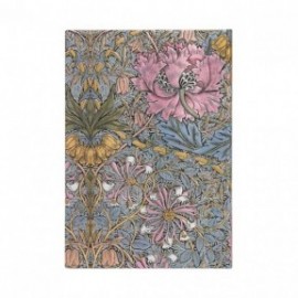Paperblanks William Morris, Pink Honeysuckle, Midi, 13,18cm, Lined, 144 pages, 120gsm