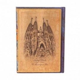 Paperblanks notebook Gaudi, The Manuscript of Reus, midi 13x18, ruled, hard cover