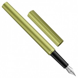 Pelikan Ineo Elements P6 aluminium fountain pen with metal case green oasis