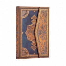 Paperblanks Safavid Indigo Mini 10X14 lined notebook, hard cover, magnetic closure