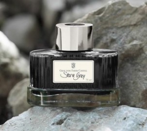 Graf von Faber Castell Stone Grey Fountain Pen Ink 75ml 141003