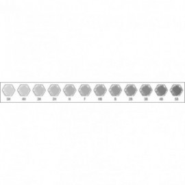 Faber Castell 9000 Graphite Pencil Design Set,  Tin of 12, 119064