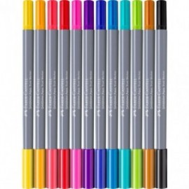 Faber Castell Goldfaber Aqua Dual Marker wallet of 12, 164612