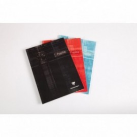 Clairefontaine notepad Pupitre head stapled pad 21x29,7cm 80sh. Lined with margin black 61550
