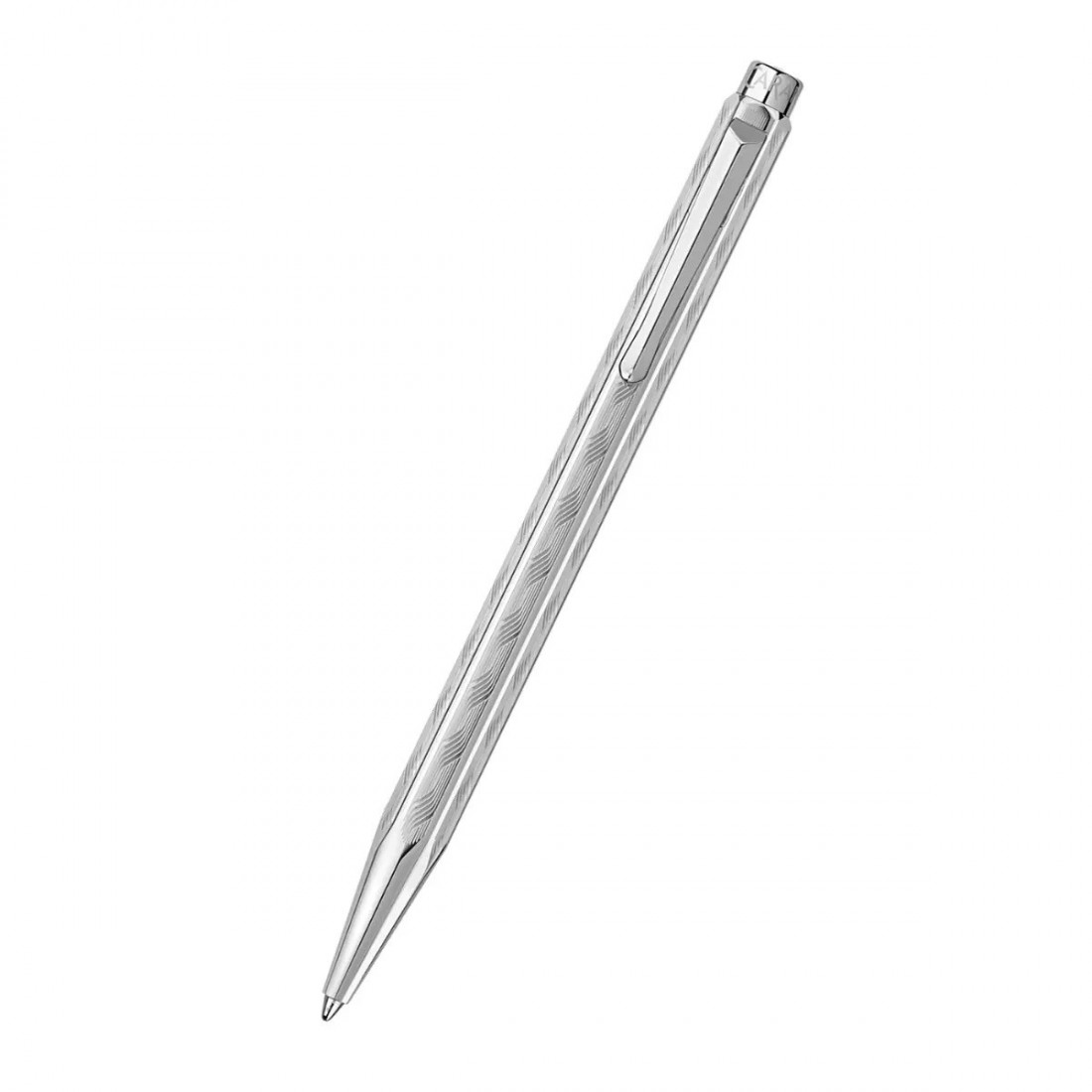 Caran dache  Ecridor pen tresse, Palladium coated Ballpen 0890.024