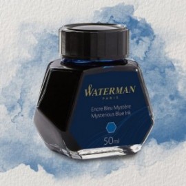 Waterman ink 50ml bottle Mysterious Blue