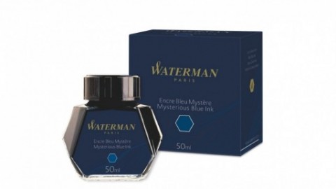 Waterman ink 50ml bottle Mysterious Blue