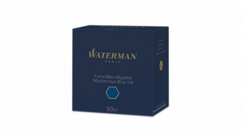 Waterman ink 50ml bottle Mysterious Blue