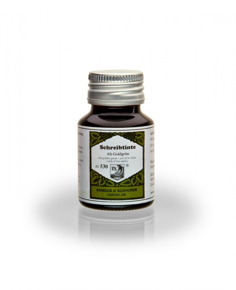 Rohrer & Klingner Alt Goldgrun Writing Ink - 50 ml Bottle