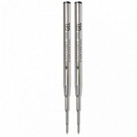 Monteverde Capless Gel Refill To Fit Montblanc Ballpoint Pens Fine, 2pcs, M422.