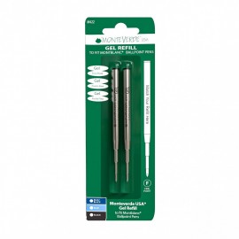 Monteverde Capless Gel Refill To Fit Montblanc Ballpoint Pens Fine, 2pcs, M422.