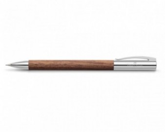 Faber Castell Ambition walnut wood twist pencil, 0.7 mm, brown 138531