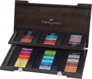 Faber Castell Pitt Artist Pen India ink pen, wooden case of 90 167400