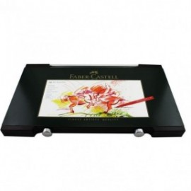 Faber Castell Pitt Artist Pen India ink pen, wooden case of 90 167400