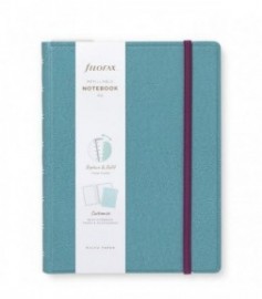 Filofax Notebook Refillable Ruled A5 Neutrals Teal, 179522