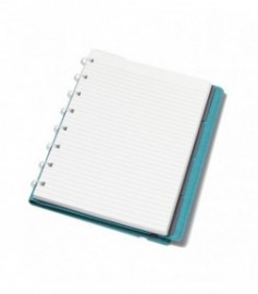 Filofax Notebook Refillable Ruled A5 Neutrals Teal, 179522