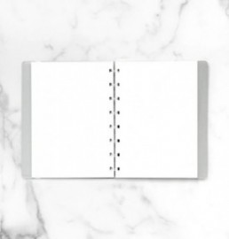 Filofax Notebook Plain Paper Refill - A5 152451