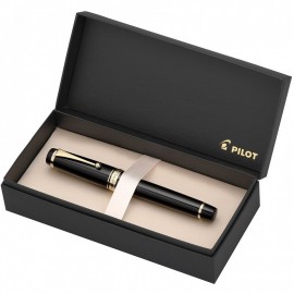 Pilot Custom Urushi Black Lacquer Fountain Pen  FKV-88SR-B.