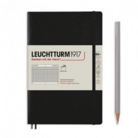 Leuchtturm 1917 B6 plus Paperback Black Squared, Soft Cover