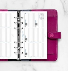 Refill Personal 2026 Week Horizontal On Two Pages 26-68420 Filofax