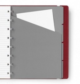Filofax Notebook Refillable Ruled A5 Burgundy, 115121