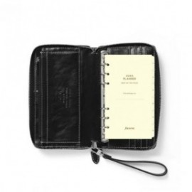 Filofax Lockwood Zip Personal Malden Black Organiser 022630