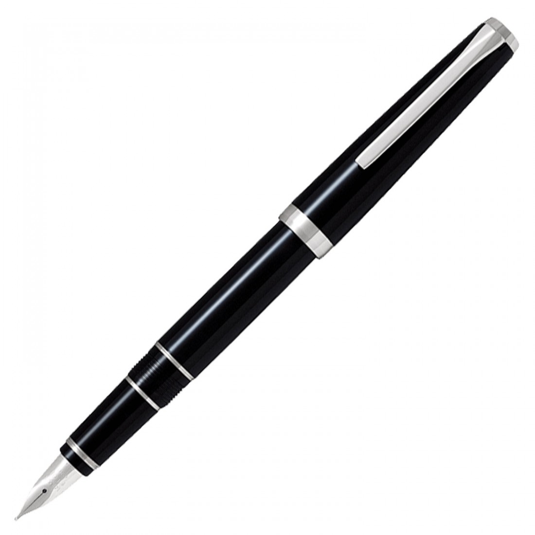 Pilot Falcon Elabo 14k Metal Black  Fountain Pen