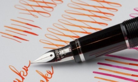 Pilot Falcon Elabo 14k Metal Black  Fountain Pen