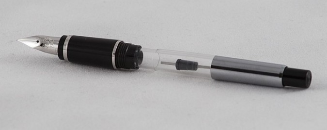 Pilot Falcon Elabo 14k Metal Black  Fountain Pen