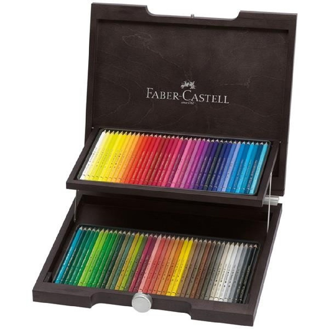 Faber Castell set Colour Pencil Polychromos wood case of 72  110072