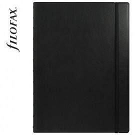 Filofax Notebook refillable ruled A4 Black 115022 FX