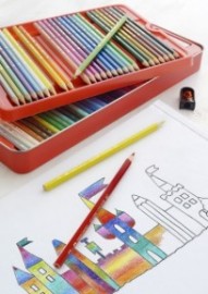 Faber Castell Classic Colour pencils  115894,  tin of 60