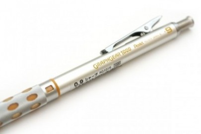 Pentel Graphgear 1000 Yellow 0.9mm mechanical pencil PG1019Q