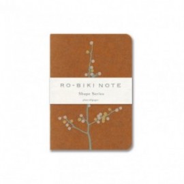 Yamamoto Ro-Biki Note Shape Series Branch Flowers, dotted 88x125mm