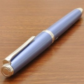 Pilot Falcon Elabo 14k Metal Blue Fountain Pen